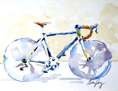 Blue Road Bike