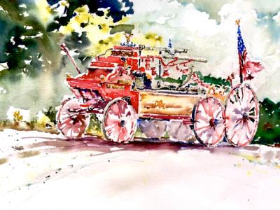 Civil War Era Firetruck