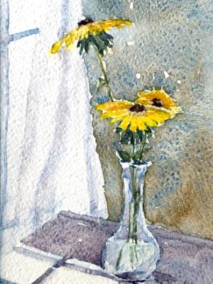 Glass Vase & Daisies 2025 Glass Vase & Daisies 2025