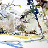 Daniel Boone Home, back porch