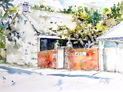 Gate to Shaw House Kitchen Gate to Shaw House Kitchen