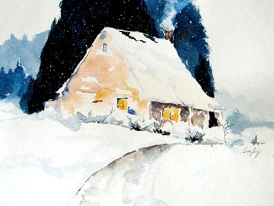 Cabin in Winter