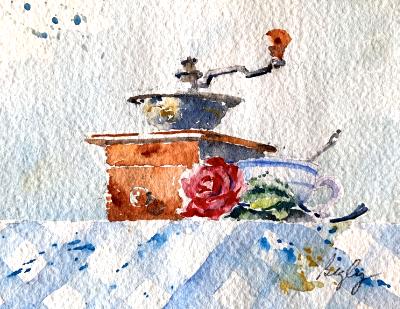 Coffee Grinder & Cup Coffee Grinder & Cup