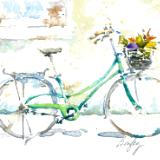 Market Bicycle with Veggies