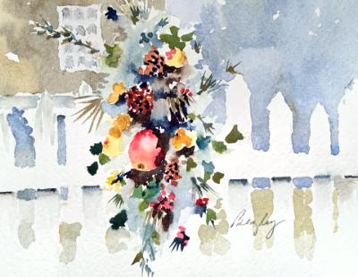 Colonial Christmas Swag Colonial Christmas Swag